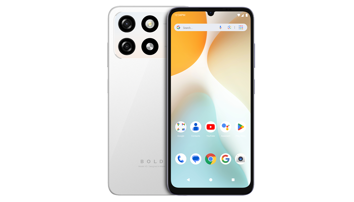Blu Bold K5 (4+4) Gb 64 Gb 4G Crema Nacional