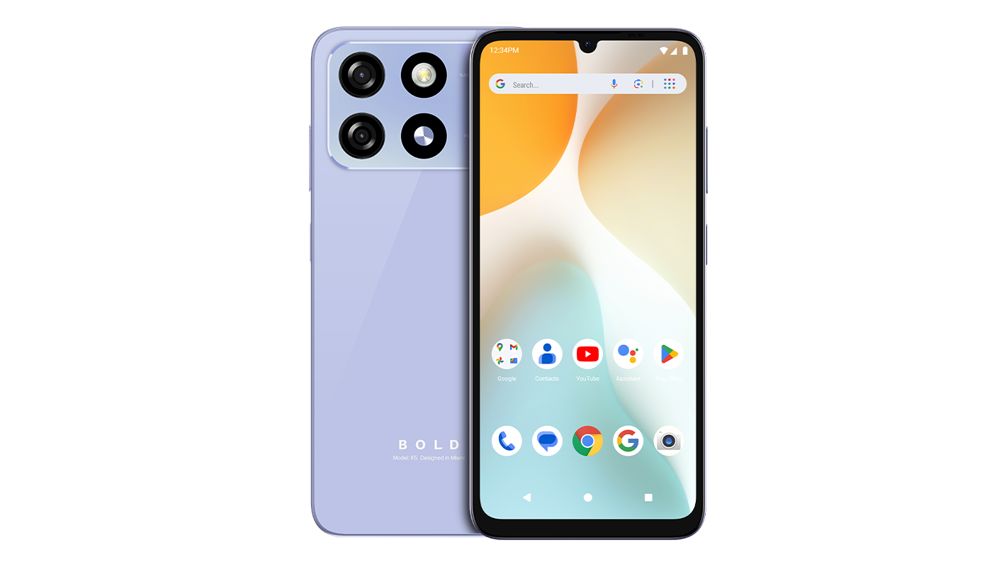 Blu Bold K5 (4+4) Gb 64 Gb 4G Violeta Nacional
